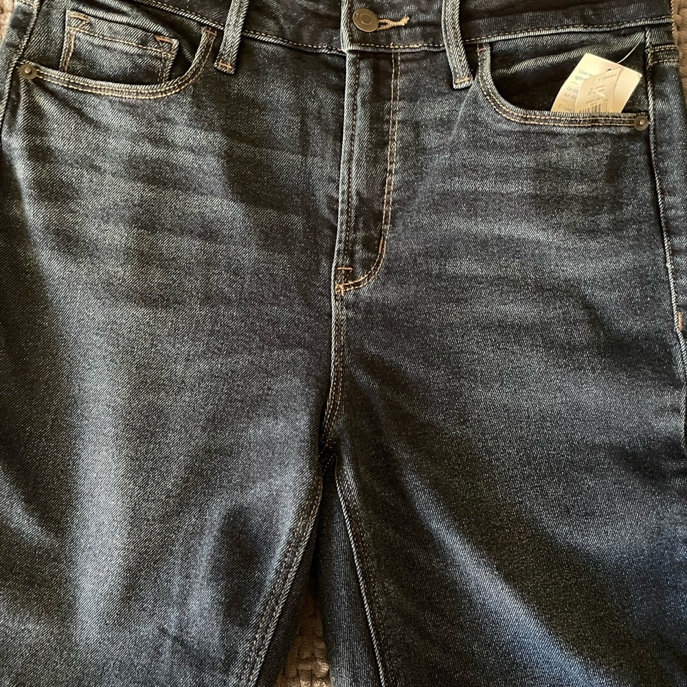 Old Navy Rockstar High Rise Women's Super Skinny Distressed Knee Stretch Jeans - Picture 4 of 7